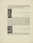 Karl Schmidt-Rottluff. Ornamental initial 'Z' from the periodical Kündung, vol. 1, no. 4, 5, 6 (April, May, June 1921). 1921 (executed 1920)
