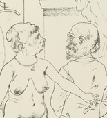 George Grosz. Plate 75 from Ecce Homo. 1922-1923 (reproduced drawings and watercolors executed 1915-22)