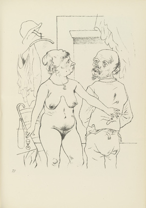 George Grosz. Plate 75 from Ecce Homo. 1922-1923 (reproduced drawings and watercolors executed 1915-22)