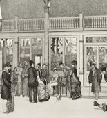 Max Klinger. Place (Ort) (plate I) from A Glove, Opus VI (Ein Handschuh, Opus VI). 1881 (print executed 1880)