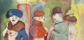 George Grosz. Plate XV from Ecce Homo. 1922-1923 (reproduced drawings and watercolors executed 1915-22)