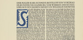 Karl Schmidt-Rottluff. Ornamental initial 'S' from the periodical Kündung, vol. 1, no. 4, 5, 6 (April, May, June 1921). 1921 (executed 1920)