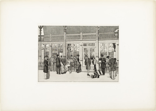 Max Klinger. Place (Ort) (plate I) from A Glove, Opus VI (Ein Handschuh, Opus VI). 1881 (print executed 1880)