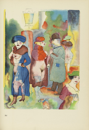George Grosz. Plate XV from Ecce Homo. 1922-1923 (reproduced drawings and watercolors executed 1915-22)