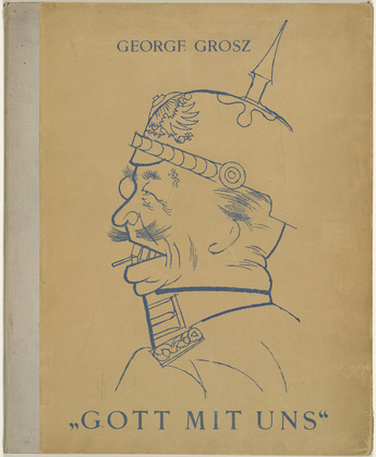 George Grosz. Cover from the portfolio God with Us (Gott mit uns). (1919, published 1920)