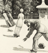 Max Klinger. Action (Handlung) (plate II) from A Glove, Opus VI (Ein Handschuh, Opus VI). 1881 (print executed 1880)