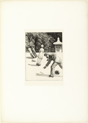 Max Klinger. Action (Handlung) (plate II) from A Glove, Opus VI (Ein Handschuh, Opus VI). 1881 (print executed 1880)
