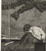 Max Klinger. Yearnings (Wünsche) (plate III) from A Glove, Opus VI (Ein Handschuh, Opus VI). 1881 (print executed 1880)