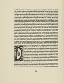 Karl Schmidt-Rottluff. Ornamental initial 'D'  from the periodical Kündung, vol. 1, no. 4, 5, 6 (April, May, June 1921). 1921 (executed 1920)