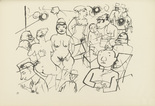 George Grosz. Palte 79 from Ecce Homo. 1922-1923 (reproduced drawings and watercolors executed 1915-22)