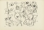 George Grosz. Palte 79 from Ecce Homo. 1922-1923 (reproduced drawings and watercolors executed 1915-22)