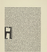 Karl Schmidt-Rottluff. Ornamental initial 'H' from the periodical Kündung, vol. 1, no. 4, 5, 6 (April, May, June 1921). 1921 (executed 1920)