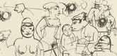 George Grosz. Palte 79 from Ecce Homo. 1922-1923 (reproduced drawings and watercolors executed 1915-22)