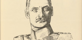 Wilhelm Trübner. The Bavarian Crown Prince (Der bayrische Kronprinz) (in-text plate, p. 99) from the periodical Kriegszeit. Künstlerflugblätter, vol. 1, no. 25 (3 Feb 1915). 1915