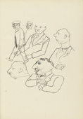 George Grosz. Plate 80 from Ecce Homo. 1922-1923 (reproduced drawings and watercolors executed 1915-22)