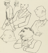 George Grosz. Plate 80 from Ecce Homo. 1922-1923 (reproduced drawings and watercolors executed 1915-22)