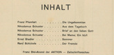 Die Aktion, vol. 3, no. 11. March 12, 1913