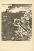 Ulrich Hübner. On the High Seas (Auf hoher See) (plate, p. 101) from the periodical Kriegszeit. Künstlerflugblätter, vol. 1, no. 25 (3 Feb 1915). 1915