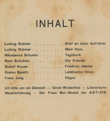 Die Aktion, vol. 3, no. 12. March 19, 1913