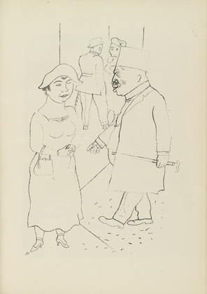 George Grosz. Plate 81 from Ecce Homo. 1922-1923 (reproduced drawings and watercolors executed 1915-22)