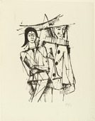 Karl Hofer. Carnival (Carneval). (before 1924)