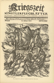 Otto Hettner. Survivors of the Emden Landing in Hodeida (Die letzen der Emden landen in Hodeida) (in-text plate, p. 103) from the periodical Kriegszeit. Künstlerflugblätter, vol. 1, no. 26 (10 Feb 1915). 1915