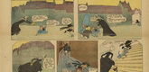 Lyonel Feininger. The Kin-der-Kids' Narrow Escape from Aunty JimJam from The Chicago Sunday Tribune. (September 2) 1906