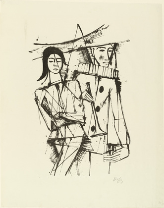 Karl Hofer. Carnival (Carneval). (before 1924)