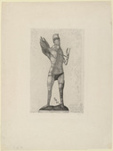 Paul Klee. Der Held mit dem Flügel (The Hero with the Wing) from the series Inventions (Inventionen). 1905