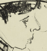 Ernst Ludwig Kirchner. Streetcar Passengers (Passagiere in der Strassenbahn). (1908)