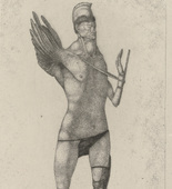 Paul Klee. Der Held mit dem Flügel (The Hero with the Wing) from the series Inventions (Inventionen). 1905