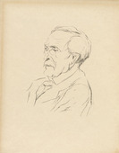 Rudolf Grossmann. Portrait Wilhelm von Bode (Bildnis Wilhelm von Bode) (plate facing page 333) from the periodical Kunst und Künstler, vol. 23, no. 9 (June 1925). 1925
