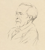 Rudolf Grossmann. Portrait Wilhelm von Bode (Bildnis Wilhelm von Bode) (plate facing page 333) from the periodical Kunst und Künstler, vol. 23, no. 9 (June 1925). 1925