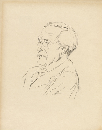 Rudolf Grossmann. Portrait Wilhelm von Bode (Bildnis Wilhelm von Bode) (plate facing page 333) from the periodical Kunst und Künstler, vol. 23, no. 9 (June 1925). 1925