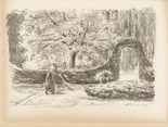 Max Liebermann. Park Landscape (Parklandschaft) (plate facing page 3) from the periodical Kunst und Künstler, vol. 24, no. 1 (Oct 1925). 1925