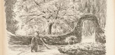 Max Liebermann. Park Landscape (Parklandschaft) (plate facing page 3) from the periodical Kunst und Künstler, vol. 24, no. 1 (Oct 1925). 1925