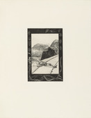 Max Klinger. On the Tracks (Auf den Schienen) (plate 8) from the portfolio On Death, Part I, Opus XI (Vom Tode, Erster Teil, Opus XI). (1883, published 1897)