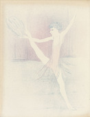 Karl (Charles) Hug. Miss Payne of the Nelson-Theatre (Miss Payne vom Nelson-Theater) (plate facing page 203) from the periodical Kunst und Künstler, vol. 24, no. 5 (Feb 1926). 1926 (drawing executed 1925)