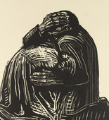 Käthe Kollwitz. The Parents (Die Eltern) (plate 3) from War (Krieg). (1921-22, published 1923)