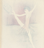 Karl (Charles) Hug. Miss Payne of the Nelson-Theatre (Miss Payne vom Nelson-Theater) (plate facing page 203) from the periodical Kunst und Künstler, vol. 24, no. 5 (Feb 1926). 1926 (drawing executed 1925)