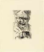 Lovis Corinth. Self-Portrait (Selbstbildnis). (1923)