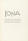 Gerhard Marcks. Title page from Jonah (Jona). (1950)