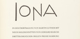 Gerhard Marcks. Title page from Jonah (Jona). (1950)
