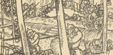 Max Unold. Before a French Country House (Vor einem französischen Landhaus) (plate, p. 109) from the periodical Kriegszeit. Künstlerflugblätter, vol. 1, no. 27 (17 Feb 1915). 1915