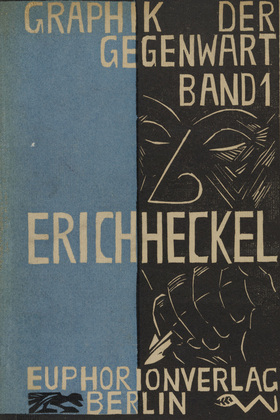 Erich Heckel. Cover from Graphik der Gegenwart. Band 1. Erich Heckel. 1931 (print executed 1930)