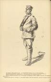 Max Liebermann. The Wounded One (Der Verwundete) (in-text plate, p. 110) from the periodical Kriegszeit. Künstlerflugblätter, vol. 1, no. 27 (17 Feb 1915). 1915