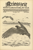 August Gaul. To England (Nach England)  (in-text plate, p. 111) from the periodical Kriegszeit. Künstlerflugblätter, vol. 1, no. 28 (24 Feb 1915). 1915