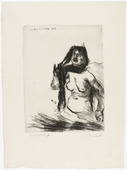 Lovis Corinth. Female Nude Study (Weibliche Aktstudie). 1919