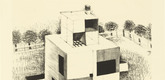 Johannes Itten. House of the White Man (Haus des weißen Mannes) from the portfolio New European Graphics, 1st Portfolio: Masters of the State Bauhaus, Weimar, 1921 (Neue europäische Graphik, 1. Mappe: Meister des Staatlichen Bauhauses in Weimar, 1921). (1920, published 1921)