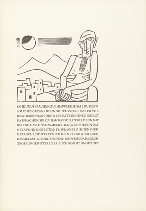 Gerhard Marcks. The Prophet Jonah (Der Prophet Jona) from Jonah (Jona). (1950)